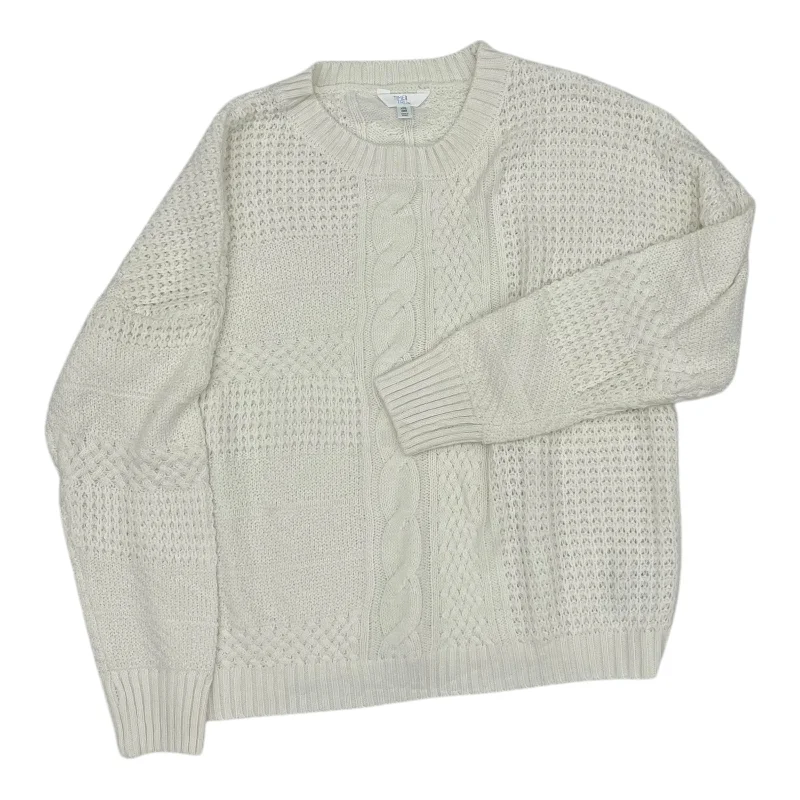 Sweater By Time And Tru In Cream, Size:Xxl