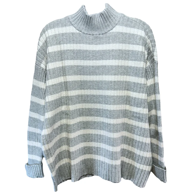 Sweater By Loft In Striped Pattern, Size: M