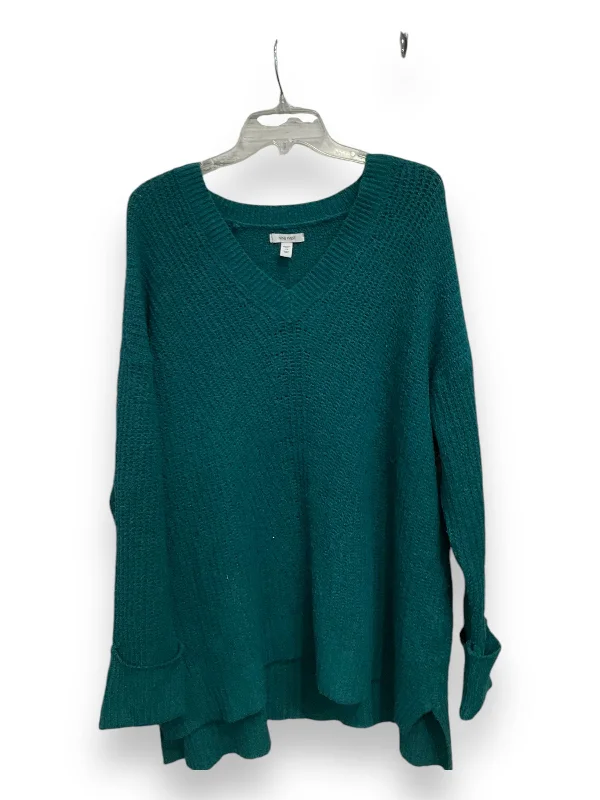 Sweater By Nine West Apparel In Green, Size: 2x