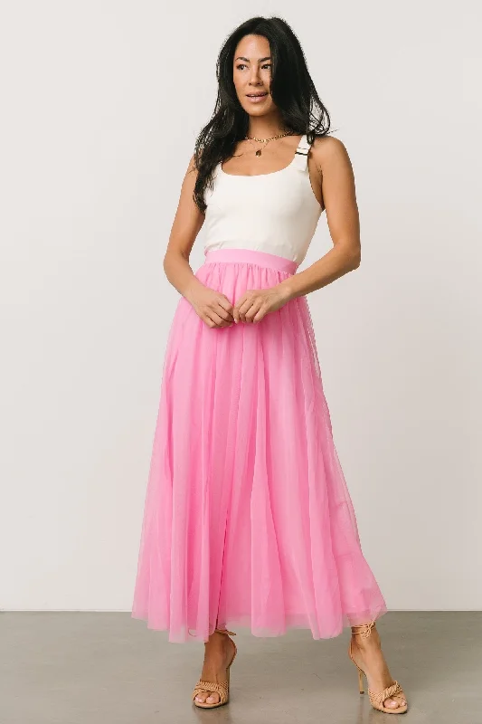 Women's Athletic Apparel Mila Tulle Skirt | Taffy Pink