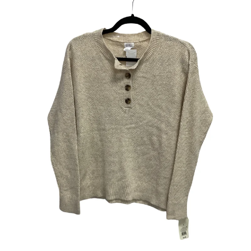 Sweater By Stars Above In Cream, Size: S