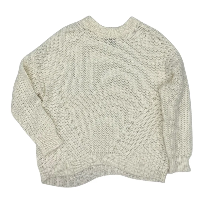 Sweater By American Eagle In Cream, Size:S