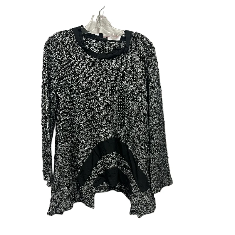 Sweater By Luukaa In Black & Grey, Size: S