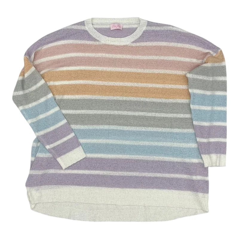 Sweater By Pink Lily In Striped Pattern, Size:M