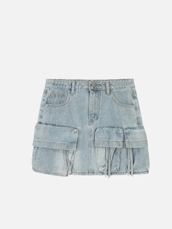 Weekend Sale Aelfric Eden Multi Pocket Denim Skirt