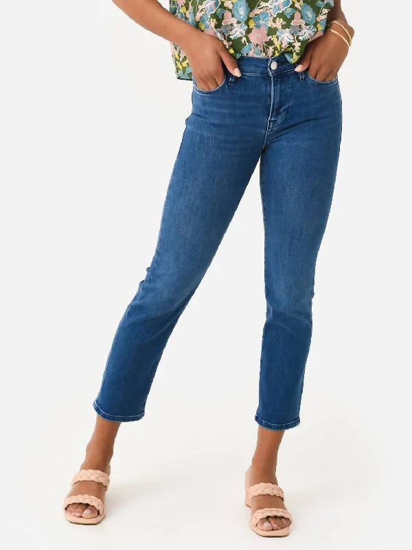 Women's Party Outfit Le High Straight Jean In Temple