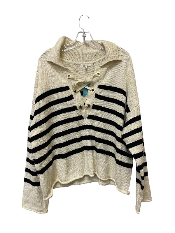 Sweater By Maurices In Cream, Size: Xl