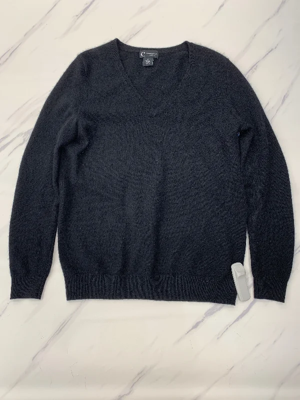 Sweater Cashmere By Bloomingdales In Black, Size:M