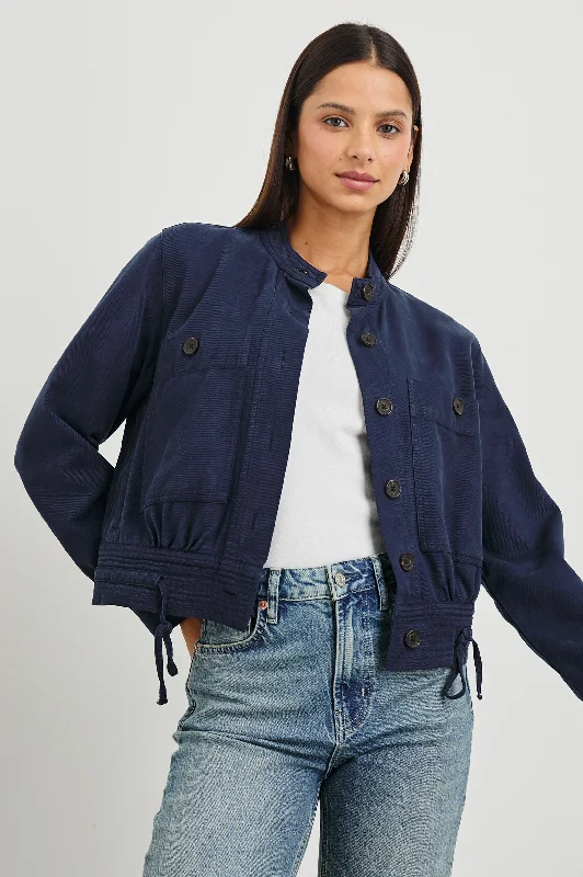 Women's Clothing Stores ALMA JACKET - NAVY