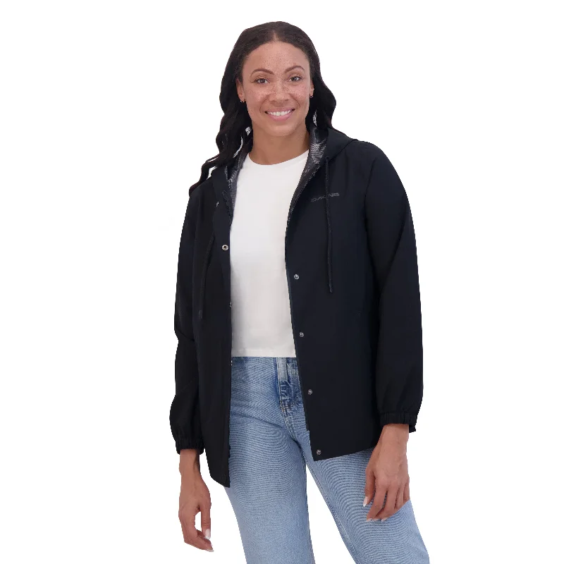 Women's Trendy Outfits Rain Protection Light Jacket Women's - Black