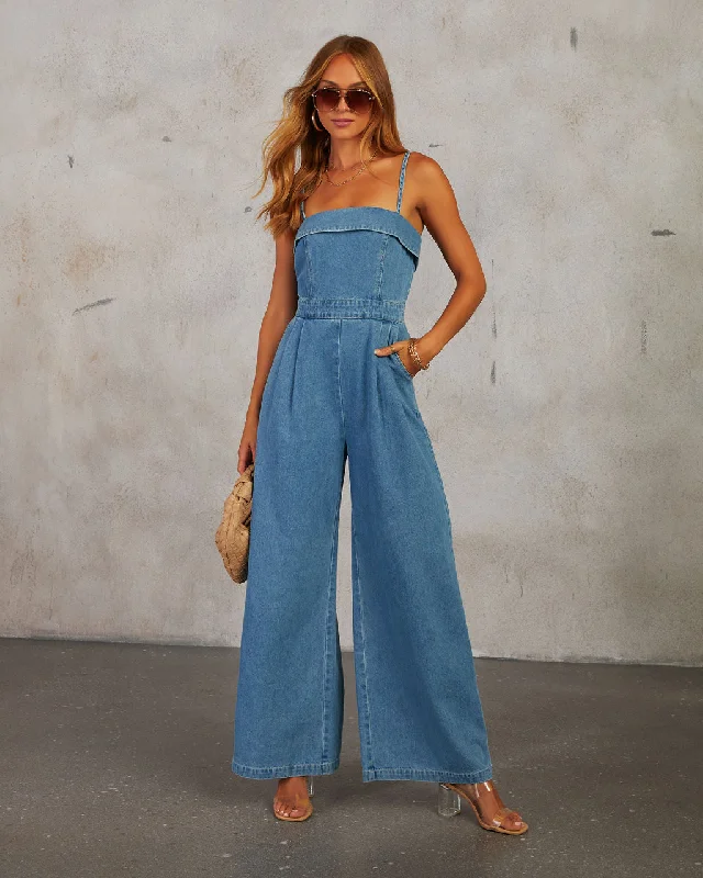 Women's Functional Outdoor Garments 2nd Ave Denim Jumpsuit