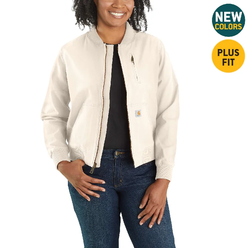 Women's Trendy Garments Rugged Flex® Relaxed Fit Canvas Jacket