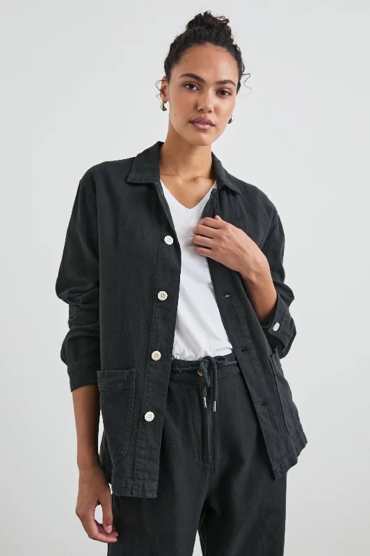 Clothing For Women GWEN JACKET - WASHED BLACK