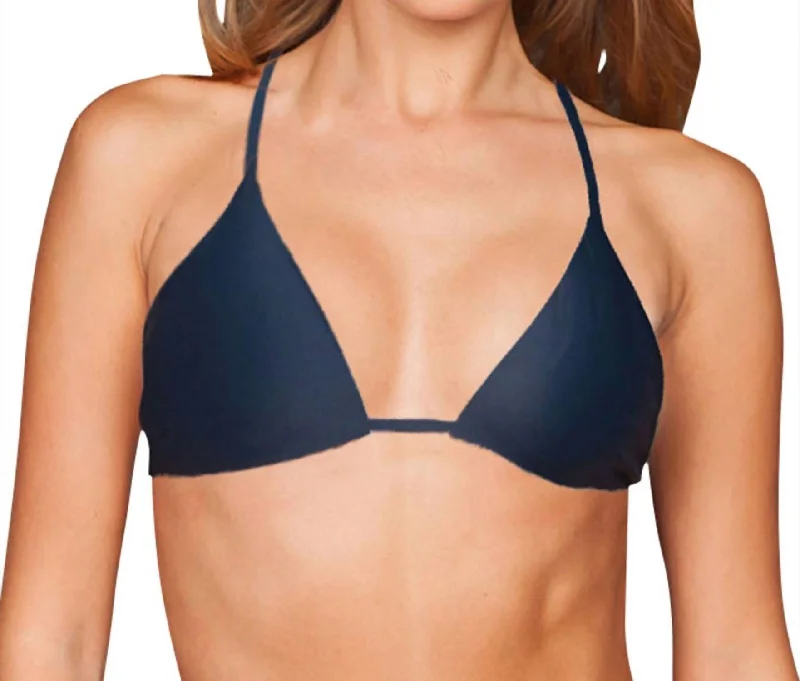 Stylish And Comfortable Clothing For Women Triangle Bikini Top In Sfs Storm