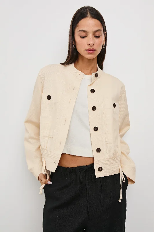 Women's Elegant Outfit ALMA JACKET - ECRU