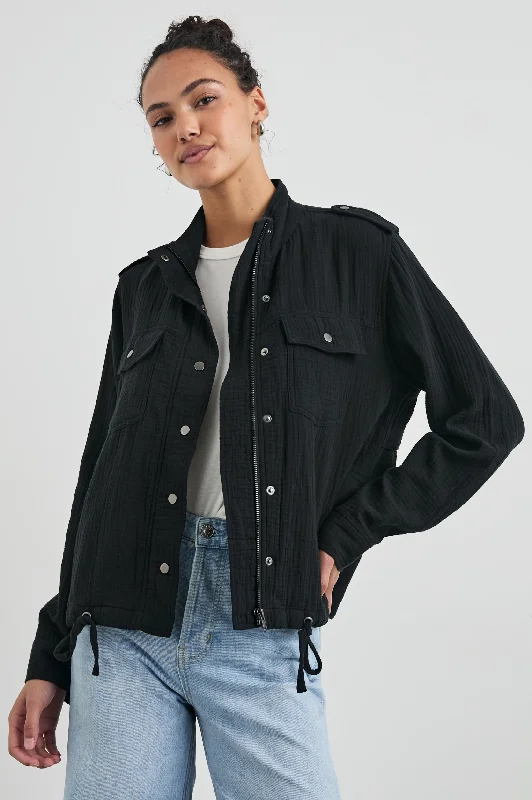 Flash Sale Or Flash Sales COLLINS JACKET - GAUZE BLACK