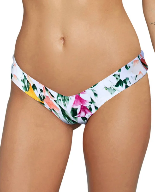 Early Bird Offer Tucker Thong Bikini Bottom In Sfs Lei Stand