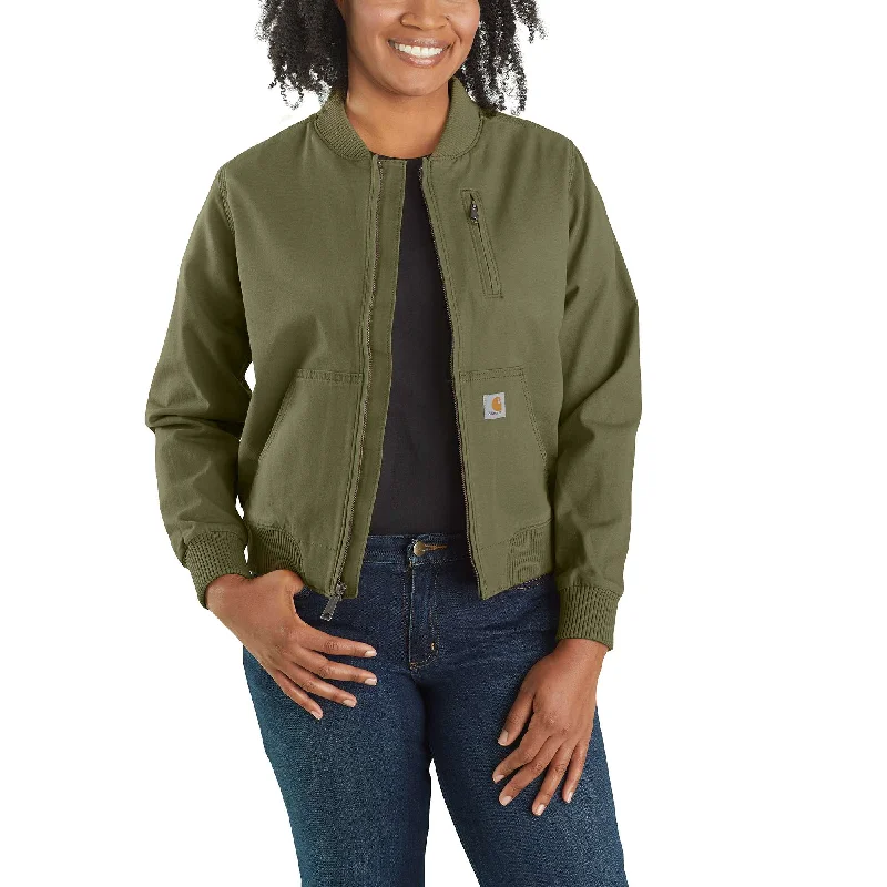 Trendy Outfits For Ladies Rugged Flex® Relaxed Fit Canvas Jacket