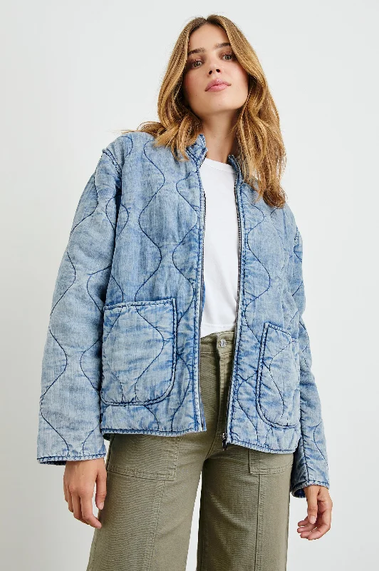 Modern Women's Wardrobe Essentials DENVER JACKET - MED VINTAGE 
CLOUD WASH