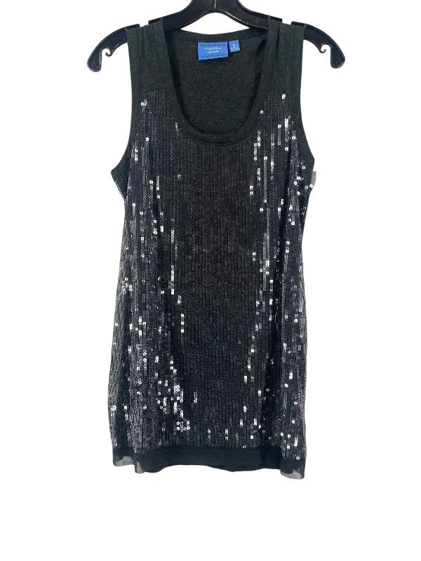 Casual Clothing For Women Grey Top Sleeveless Simply Vera, Size M