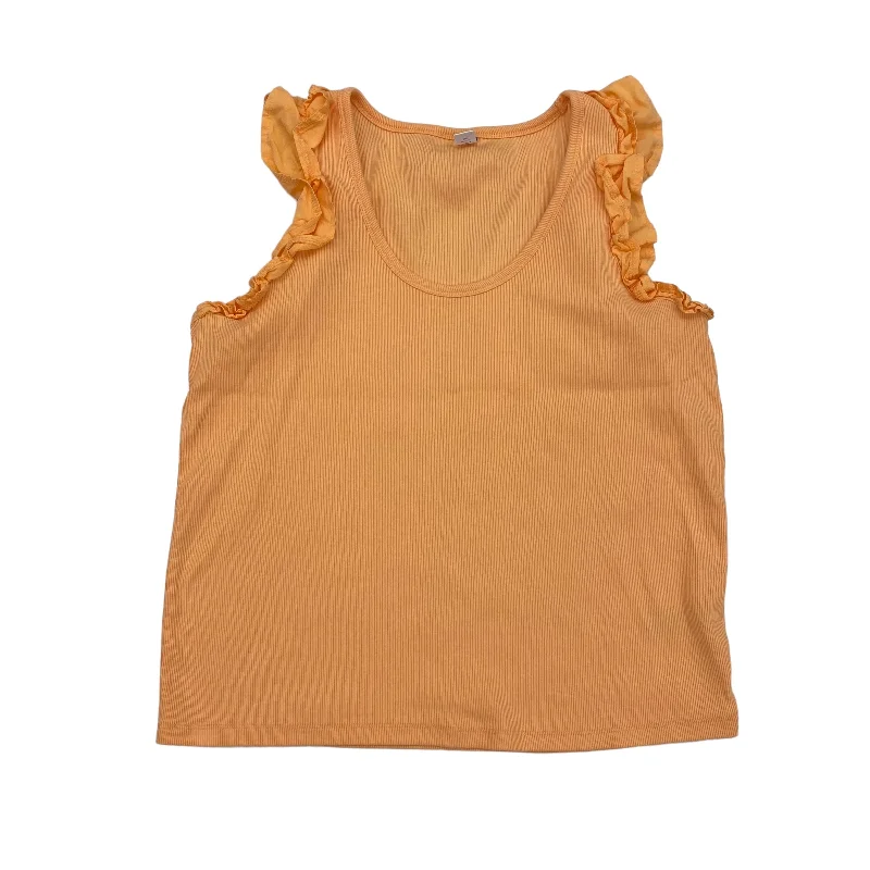 Women's Fashion-Forward Apparel ORANGE TOP SLEEVELESS by OLD NAVY Size:2X