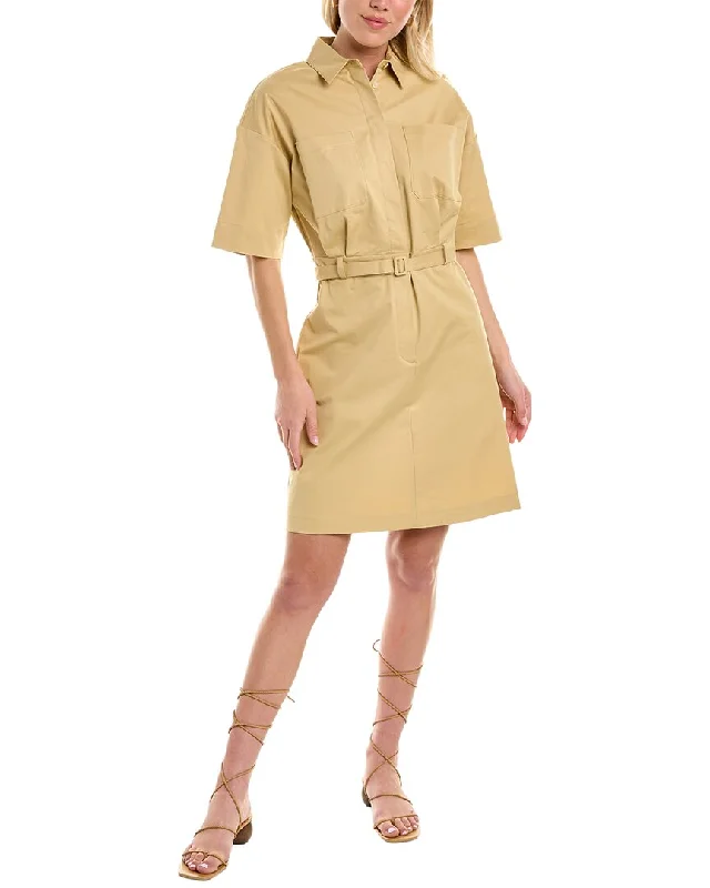 Clothing Store Theory Casual Chino Shirtdress