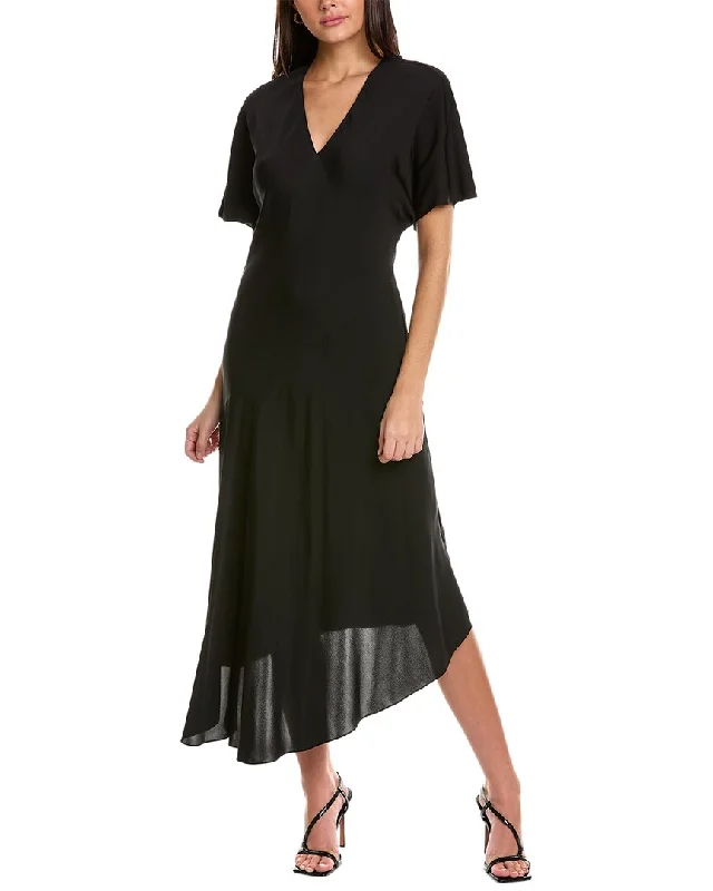 Women's Professional Clothes Theory Modern Silk Midi Dress